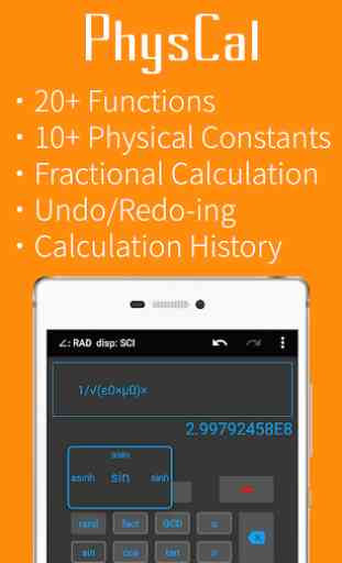 Scientific Calculator for Physics - PhysCal 1