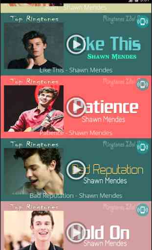 Shawn Mendes Top Ringtones 3