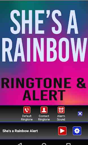 She's a Rainbow Ringtone 3