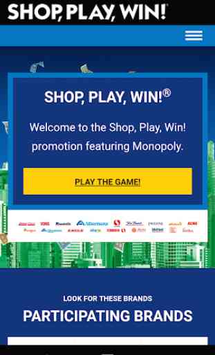 Shop, Play, Win!® MONOPOLY 1