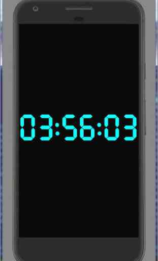 Simple Big Digital Clock with Metronome 1