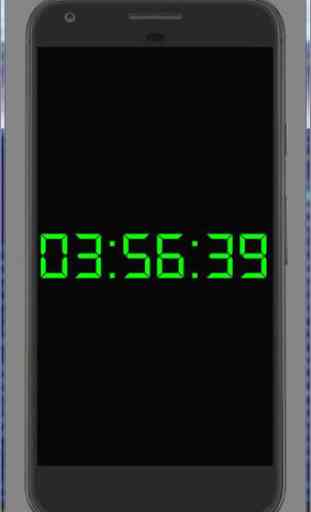 Simple Big Digital Clock with Metronome 2