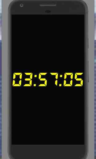 Simple Big Digital Clock with Metronome 3