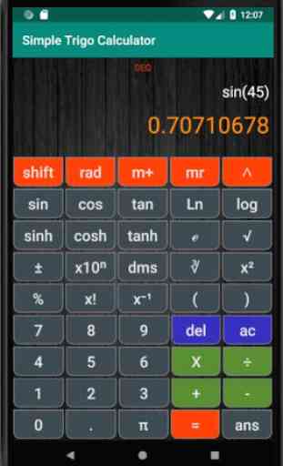 Simple Trigonometry Calculator 2