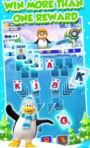 Solitaire Match Penguin Adventure 2