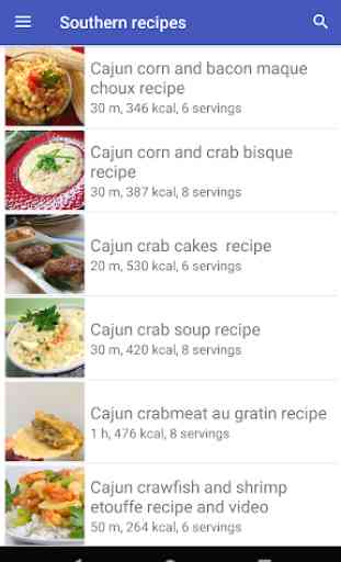 Southern recipes for free app offline with photo 1