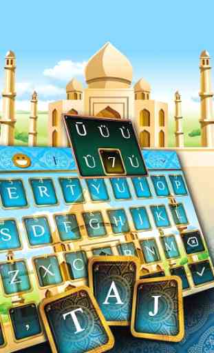Taj Mahal keyboard Theme 2