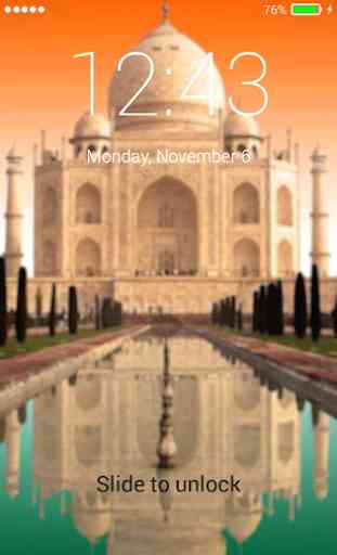 Taj Mahal Lock Screen 2
