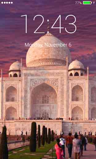 Taj Mahal Lock Screen 4