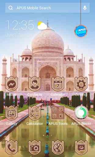 Taj Mahal theme & wallpaper 1
