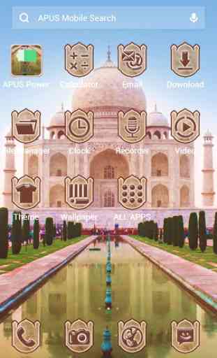 Taj Mahal theme & wallpaper 2