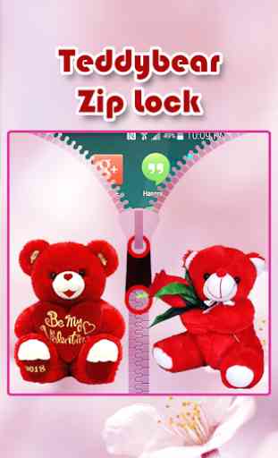 Teddy Bear Zipper Lock 3