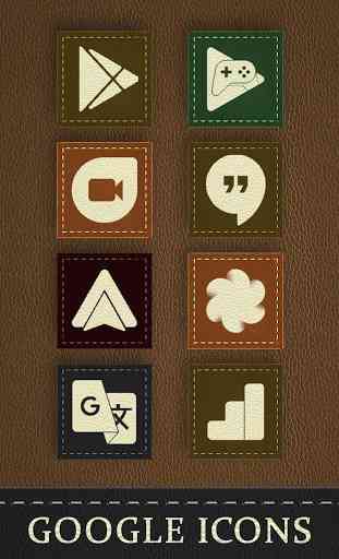 Texture Leather - Icon Pack UX Theme 1