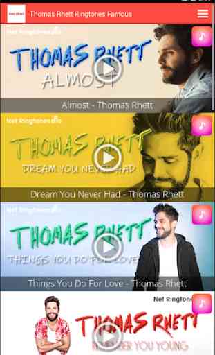 Thomas Rhett Ringtones Famous 3
