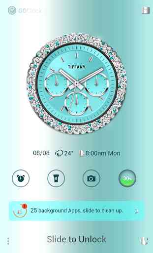 Tiffany GO Clock Theme 3