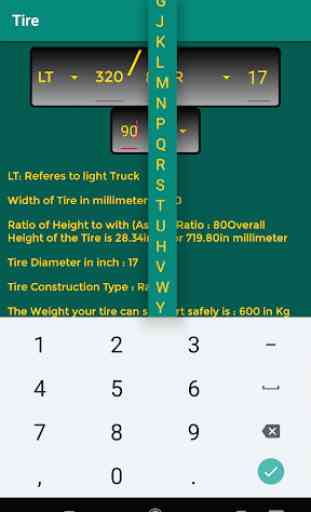 Tire Size - Tyre Calculations 4