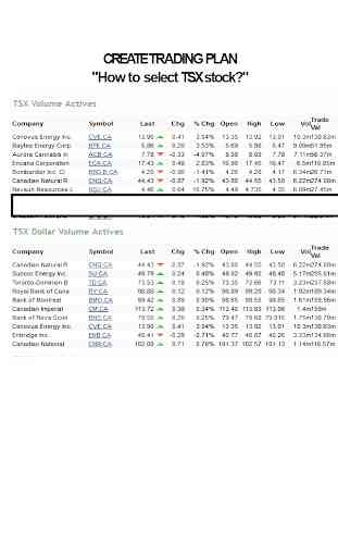 Trading Stocks-TSX Market 2