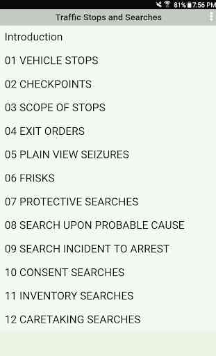 Traffic Stops & Searches 2