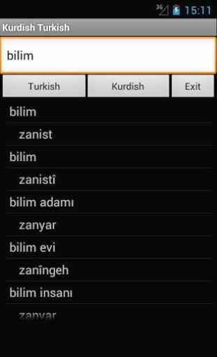 Turkish Kurdish Dictionary 2