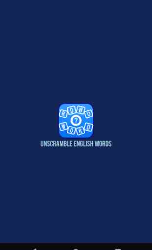 UnScramble English Words 1