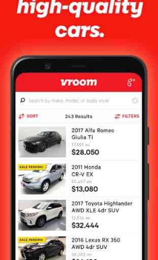 Vroom - Great cars. Delivered to you. Get in. 3