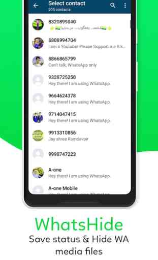 Whats hide - Contact and group hide for whatsapp 3