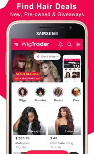 Wig Trader - Classified Marketplace 1