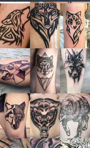 Wolf Tattoo Designs 2