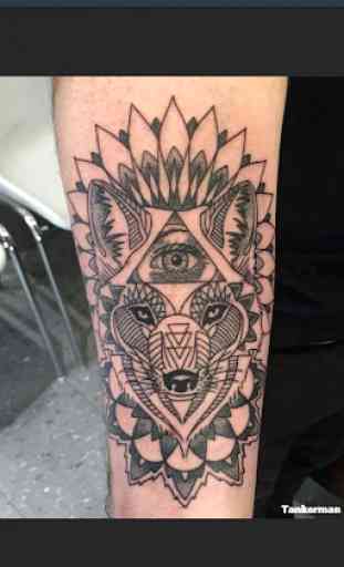 Wolf Tattoo Designs 4