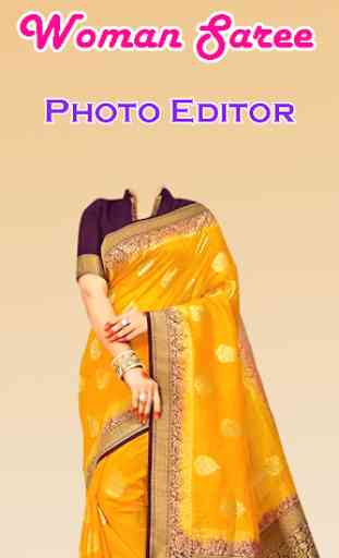 Women Saree Photo Suit : Saree Photo Montage 1