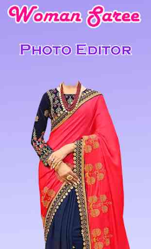 Women Saree Photo Suit : Saree Photo Montage 3