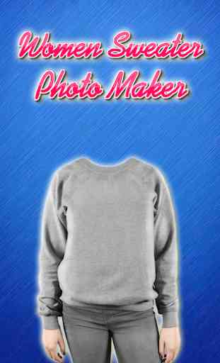 Women Sweater Photo Maker 2