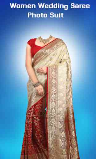 Women Wedding Saree Photo Suit 3