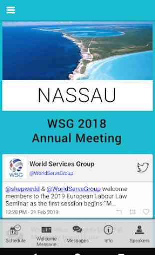 WSG Meetings 2