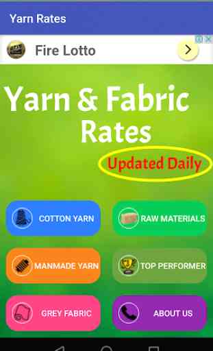 Yarn & Fabric Rates Pakistan 1