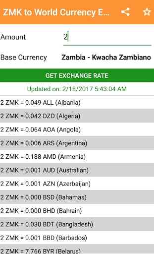 ZMK to All Exchange Rates & Currency Converter 2