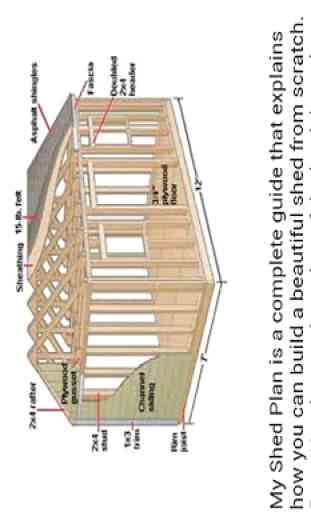 DIY Shed Plans To Build Your Own Shed 3