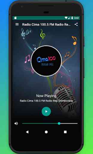 Radio Cima 100.5 FM Radio Dominican Rep. 1