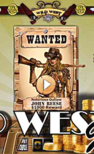 AAA Wild West Girl Gangstar Slots - WIN BIG with FREE Vegas Casino Game Machine on Christmas! 1