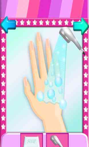 Aaah! Make my nails beautiful! FREE- super fun beauty salon game for little flower girls 2