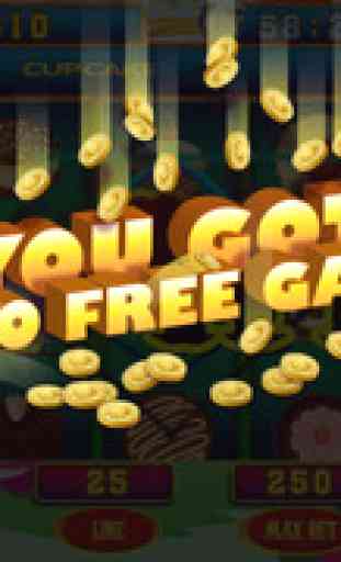 Aawesome Cupcake & Cookie Mania Casino - Play Lucky Slots and Jam Your Friends 3