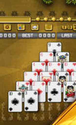 ACC Solitaire [ Pyramid ] HD Free - Classic Card Games for iPad & iPhone 3