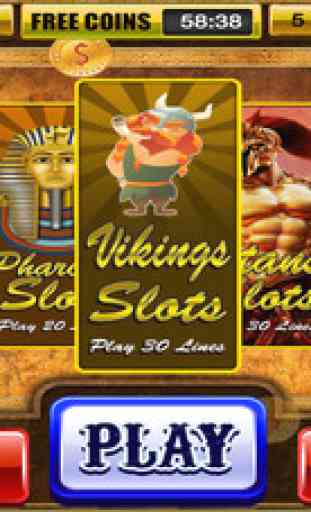 Age of Fire Titan's & Pharaoh's Riches Casino - Spin the Wheel & All-ways Win Games Free 3