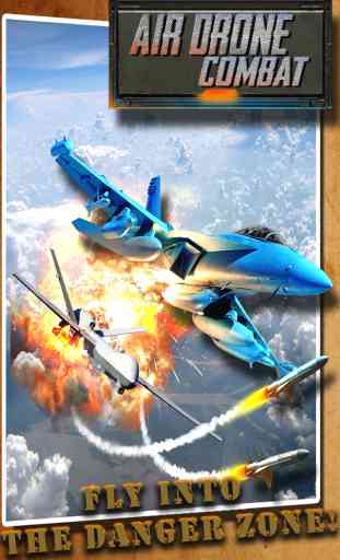 Air Drone Combat FREE - Military Jet Fighter Aircraft Battle Simulation Game 1