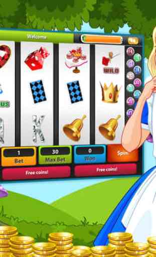 Alice in Wonderland Edition Slots Casino - Big Payouts Down the Rabbit Hole! 3