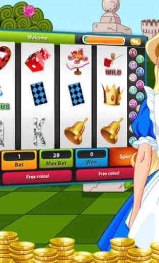 Alice in Wonderland Edition Slots Casino - Big Payouts Down the Rabbit Hole! 4