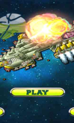 Alien Spaceship Attack - Zero Gravity Wars Laser Cannon Star Battlefront Game Free 2