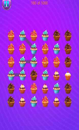 Aah!! Yummy Crazy Cupcake Cookie Match 3 Puzzle Free 4