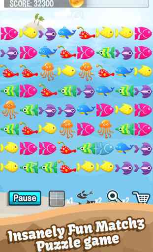 Absurd Aquarium Ridiculous Fish-Tanked Match 3 Puzzle Game PRO 1