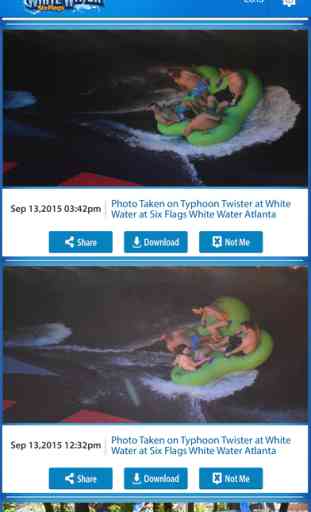 Action Photos Six Flags White Water 1